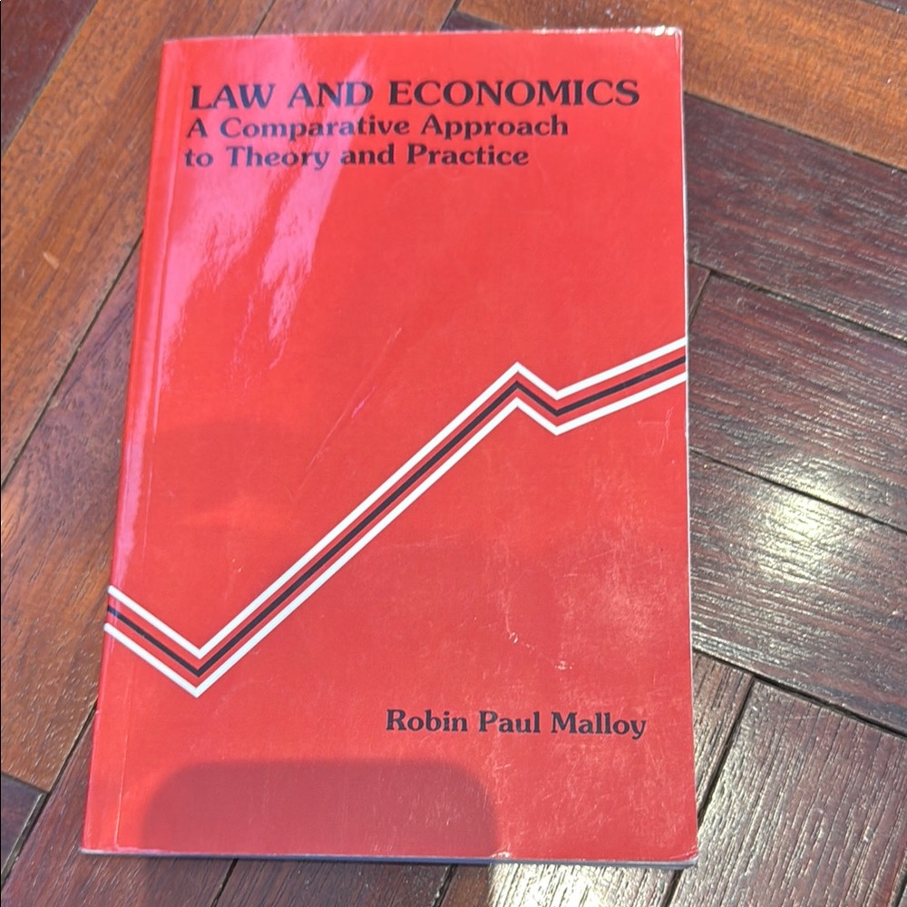 Law and Economics Book by Robin Paul Malloy